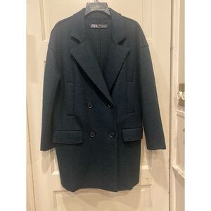 ZARA Wool Blend Oversized Jacket